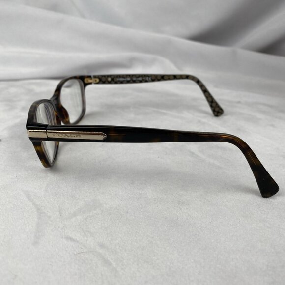 Coach HC 6065 5291 Eyeglasses Frames Dk Tort Military Sig C 51-17-135mm - Picture 5 of 11